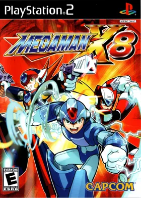 Mega Man X8 box cover front